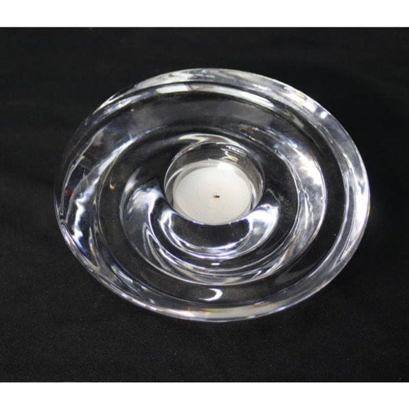 Miller Rogaska Crystal Candle Holder - Picture 2 of 4